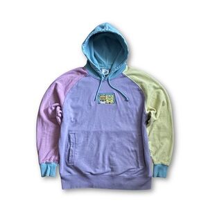 Teddy Fresh x Spongebob Adult Men’s Hoodie Large Colorblock Streetwear Casual